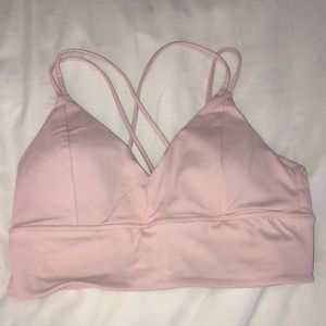 Forever 21 pink sports bra